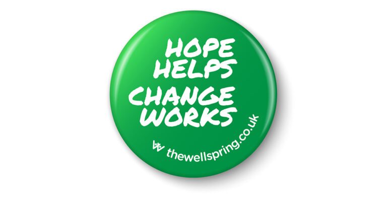 Pin with the words hope helps change works