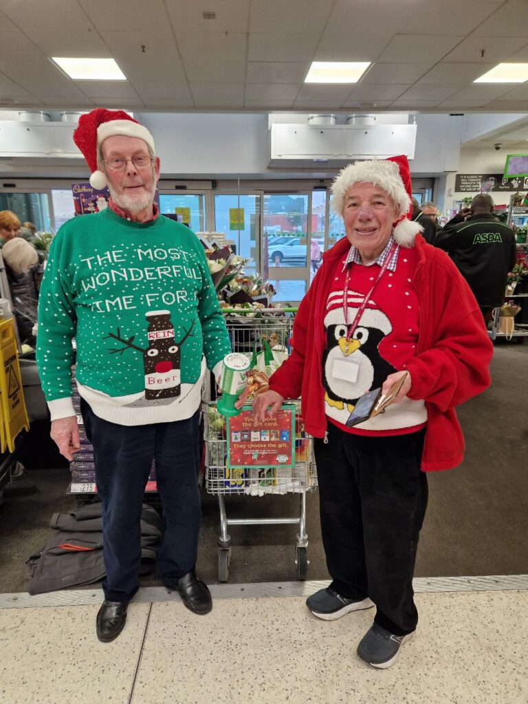 Asda food drive volunteers